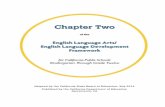 Chapter Two of the ELA/ELD Framework - cde.ca.gov · PDF fileEssential Considerations in ELA/Literacy and ELD Curriculum, Instruction, and Assessment Chapter 2 . Page Chapter at a
