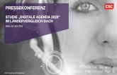 CSC-Studie: Digitale Agenda 2020 im Ländervergleich DACH · PDF fileCSC Proprietary and Confidential June 28, 2016 1 PRESSEKONFERENZ STUDIE „DIGITALE AGENDA 2020“ IM LÄNDERVERGLEICH