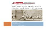 Site Specific Construction Health and Safety  · PDF fileSite Specific Construction Health and Safety Program 2014 PROJECT NAME: ADDRESS: CITY/STATE: Contract # PROJECT