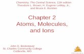 Chapter 2 Atoms, Molecules, and Ions - Start Here. · PDF fileChapter 2 Atoms, Molecules, and Ions John D. Bookstaver. St. Charles Community College. Cottleville, MO. Chemistry, The
