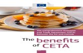 The benefits of CETA - Trade Websites - Europatrade.ec.europa.eu/doclib/docs/2016/july/tradoc_154775.pdf · Trade The benefits of CETA The Comprehensive Economic and Trade Agreement