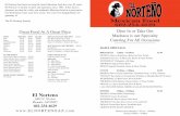 El Norteno has been serving the finest Mexican food for ... Norteno printed menu online.pdf · Great Food At A Great Price DAILY SPECIALS BREAKFAST 7:30am ~ 10:30am $3.99 MONDAY Huevos