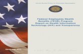 Federal Employees Health Benefits (FEHB) Program · PDF file1 Federal Employees Health Benefits (FEHB) Program Report on Health Information Technology (HIT) and Transparency . December