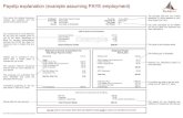 Payslip explanation (example assuming PAYE employment) · PDF filePayslip explanation (example assuming PAYE employment) EXPLAINED 5 SS Payroll Remittance Advice 20100914 Employer: