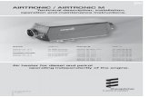AIRTRONIC / AIRTRONIC M - Sprinter RV · PDF fileAIRTRONIC / AIRTRONIC M Technical description, installation, operation and maintenance instructions. Air heater for diesel and petrol