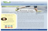 Rainy Day Running Tips · PDF fileSo what’s a rainy day runner to do? ... March 15 Incredible Kid Day—We all know at least one! ... Here’s the thing: when your ankle rolls,