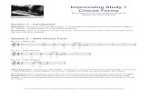 Improvising Study 1 - Chorus Forms - Blues · PDF file1 Section 1 – Introduction Reference: Improvising Jazz by Jerry Coker, A Fireside Book published by Simon & Schuster ISBN 0-671-62829-1,