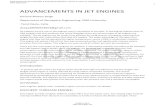 ADVANCEMENTS IN JET ENGINES - IJSER · PDF fileADVANCEMENTS IN JET ENGINES Krishna Mohan Singh Department of Aerospace Engineering, SRM University. Tamil Nadu, India deepak9005624054@gmail.com