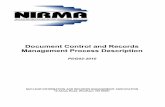 Document Control and Records Management Process Description · PDF fileDocument Control and Records Management Process Description PDG02-2010 NUCLEAR INFORMATION AND RECORDS MANAGEMENT
