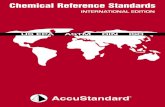 AccuStandard - · PDF fileCustom Standards AccuStandard offers over 35,000 different standards. If you can’t find the specific standard you need, we will prepare a custom formulation