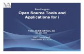 Open Source Tools and Applications for the  · PDF fileOpen Source Tools and Applications for i ... routines via SQL, making them accessible to ... PL/SQL 1.35.