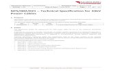 NPS/002/021 Technical Specification for 33kV Power · PDF fileNPS/002/021 3.0 Oct 2011 Technical Specification for 33kV Power Cables ... IEC 60840 - Power cables with ... IMP/001/913