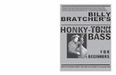HONKY- TONK BASS -  · PDF fileYour upright bass doesn’t have any frets: your fingers fill the role of a fret, ... Tab Booklet for Honky-Tonk Bass with Billy Bratcher