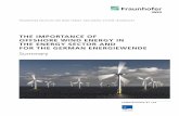 The importance of offshore wind energy in the energy ... Topics/energy... · THE IMPORTANCE OF OFFSHORE WIND ENERGY IN THE ENERGY SECTOR AND FOR THE GERMAN ENERGIEWENDE Summary ...