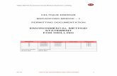 ENVIRONMENTAL METHOD STATEMENT FOR · PDF fileConsequently, this Environmental Method Statement covers the period from ... involving the excavation and storage of the top and sub soils