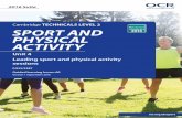 Cambridge Technicals Level 2 in Sport Unit 4 Leading sport ... · PDF fileirst teaching September 2017F . LEVEL 2 UNIT 4: Leading sport and physical activity sessions F/615/2387. Guided