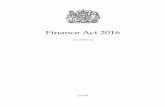 Finance Act 2016 - · PDF fileFinance Act 2016 CHAPTER 24 £5877.45 FINANCE ACT 2016 Published by TSO (The Stationery Office), part of Williams Lea Tag, and available from: Online