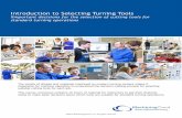 Introduction to Selecting Turning Tools - Machining Cloud · PDF fileIntroduction to Selecting Turning Tools ... A Blueprint and a Plan ... The drawing tells you important information