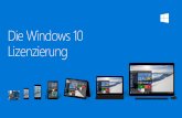 Windows 10 Volume Licensing Overview (Partner) · PDF fileherauszögern und über WSUS steuern ... BranchCache . Start Screen Control with Group Policy . Enterprise Features. Nun Bestandteil
