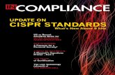 UPDATE ON CISPR STANDARDS - In Compliance Magazine · PDF file16 22. 30 38. THE VALUE of . ... 1 GHz in CISPR 16-1-4 Ed 3.0. ... Update on CISPR Standards. Update on CISPR Standards