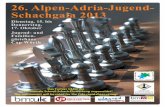 26. Alpen-Adria-Jugend- Schachgala 2013 - · PDF file1 punto per partita vinta, 0,5 punti per partita patta, o punti per partita persa. Elsösorban döntöek a játszmapontok (1, 1/2,