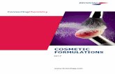 COSMETIC FORMULATIONS - · PDF fileBrenntag Cosmetics ... pigments, UV filters, natural oils, preservatives, silicones, humectants ... The following formulations focus specifically