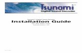 Installation Guide Steam - · PDF fileTsunami Installation Guide Page 1 All Aboard! Overview Congratulations on the purchase of your SoundTraxx™ Tsunami™ Digital Sound Decoder™.