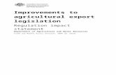 Improvements to agricultural export legislation ... Web viewImprovements to agricultural export legislation: ... be a Microsoft Word or Adobe ... Act 1980 and the Horticulture Marketing