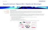 Application-Specific Optical Design - Synopsys · PDF fileApplication-Specific Optical Design 5 Figure 3: Several analyses for a Petzval lens Visual Systems The effective design and