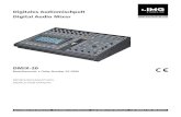 Digitales Audiomischpult Digital Audio Mixer -   · PDF fileDigital Audio Mixer DMIX-20 These instructions are intended for users with basic knowledge in