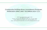 Composite Drilling Riser Investment Program …files.goptc.us/uploads/aimsllc.biz/STV_Proposal_-_Composite_Risers... · Composite Drilling Riser Investment Program . PANGAEA DRILLING
