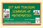 ICT AND TEACHING LEARNING OF MATHEMATICS. Pramila Tanwar.pdf · “diverse set of technological tools ... of teaching and learning in mathematics •using graphing plotter ... Use