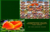 COMMENTARY ON THE PRAISE TO THE TWENTY- ONE … … · COMMENTARY ON THE PRAISE TO THE TWENTY-ONE TARAS ... The Tara verses are ©FPMT, ... the sadhana of the Twenty-one Taras. 2