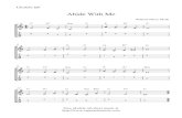Abide With Me - Dee Ukes · PDF fileFree ukulele tab sheet music at   William Henry Monk Abide With Me Ukulele tab C G7 Am C F G7