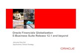 Oracle Financials Globalization E-Business Suite · PDF fileOracle Financials Globalization E-Business Suite Release 12.1 and ... Human Capital Supply Chain ... Supply Chain Management