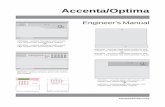 Accenta/Optima - Free Instruction · PDF fileAccenta/Optima Engineer’s Manual 3 Fixing the Control Panel CAUTION: When positioning the control panel make sure that it is located