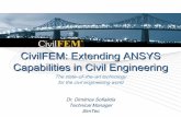 CivilFEM: Extending ANSYS Capabilities in Civil Engineeringlee.civil.ntua.gr/pdf/events/ANSYS&CivilFEM_PRES01_INTRO.pdf · CivilFEM: Extending ANSYS Capabilities in Civil Engineering.