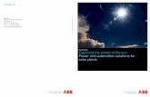 Capturing the power of the sun Power and automation ... · PDF fileproject assessment to plant design, engineering, ... 6 Photovoltaic plants | Capturing the power of the sun Capturing