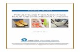 Phthalates and Their Alternatives: Health and ... · PDF fileThe Lowell Center for Sustainable Production at the University of Massachusetts Lowell developed this technical briefing