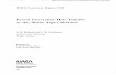 Forced Convection Heat Transfer to Air/Water Vapor · PDF fileNASA Contractor Report 3769 Forced Convection Heat Transfer to Air/Water Vapor Mixtures D. R. Richards and L. W. Florschuetz