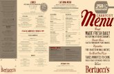 Printable Menu - Main - Bertucci's Italian Restaurant · PDF filePolpette (Meatballs) All-beef handcrafted meatballs are Chef Rosario’s Italian family recipe, made daily in-house