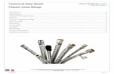 Technical Data Sheet Classic Hose Rangedocs-europe.electrocomponents.com/webdocs/13dc/0900766b813dce… · Technical Data Sheet Classic Hose Range ... Caution: Brass Fittings used