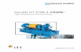 Goulds HT3196 - ProSpec Technologies Inc. · PDF fileGoulds HT3196 High-Temperature ... a well-rounded selection of materials to maximize pump life when pumping hot, aggressive solvents,