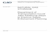 GAO-18-89, NATURAL GAS STORAGE: Department of ... · PDF fileNatural gas storage is important for ensuring that natural gas is available when demand increases. There are 415 storage