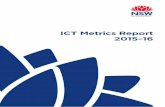 ICT Metrics Report 2015–16 · PDF file• ICT project and development roles are ... current and future approaches The ICT Metrics Program: ... • data is presented from the latest