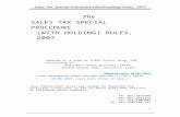 Sales Tax Special Procedure (Withholding) Rules, 2007download1.fbr.gov.pk/Docs/2015941394735453Reupdate…  · Web viewthe Sales Tax Special Procedure (Withholding) Rules, 2007 ...