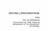 DRYING | DEHYDRATIONsintak.unika.ac.id/staff/blog/uploaded/5812001244/files/tpp/drying.pdf · DRYING | DEHYDRATION PRO Ch. 15 of Fellows Greensmith, ... Theory • Dehydration ...