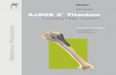 AxSOS 3® Titanium Locking Plate System - · PDF file6 Indications, Precautions & Contraindications Indications The AxSOS 3 Titanium Locking Plate System is intended for long bone