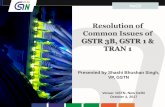 Resolution of Common Issues of GSTR 3B, GSTR 1 & TRAN 1wbcomtax.nic.in/GST/GSTN_FAQ/Resolution_of_Common_Issues_of...1… · Designed and Developed by Presented by Shashi Bhushan
