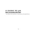 A GUIDE TO pH MEASUREMENT - METTLER TOLEDO · PDF fileA GUIDE TO pH MEASUREMENT ... S = slope (mV per pH unit) pH i ... The accuracy of pH readings will depend upon continued maintenance